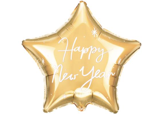 Folienballon Stern New Year (47 cm) | Bild 1