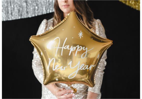 Folienballon Stern New Year (47 cm) | Bild 2