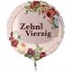 Folienballon Zehn und Vierzig (45 cm)