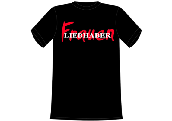 Frauen Liebhaber T-Shirt - L