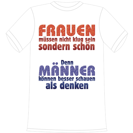 Frauen Männer T-Shirt