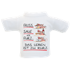 Friss Sauf Furz Mini-T-Shirt