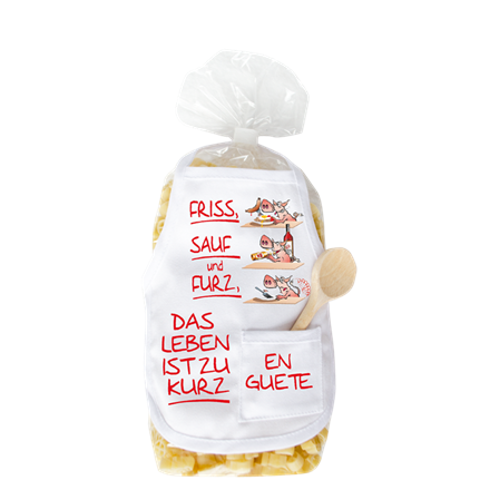 Friss Sauf Furz Schwein Pasta
