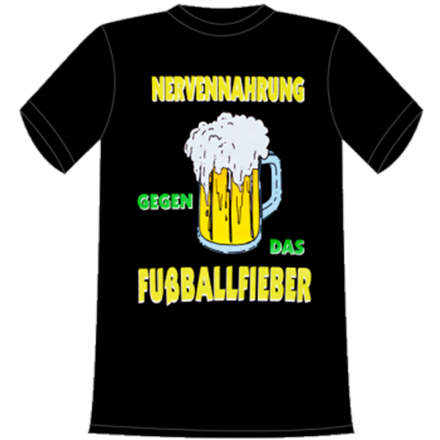 Fussballfieber Bier T-Shirt