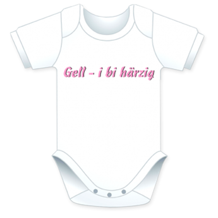 Gäll i bi herzig Body