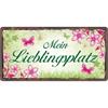 Garten Metallschild Lieblingsplatz