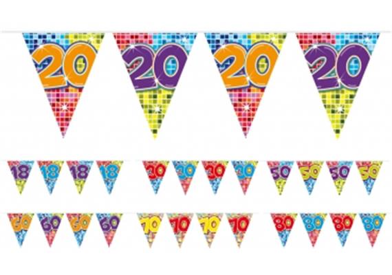 Geburtstag Zahlen Wimpel Girlande