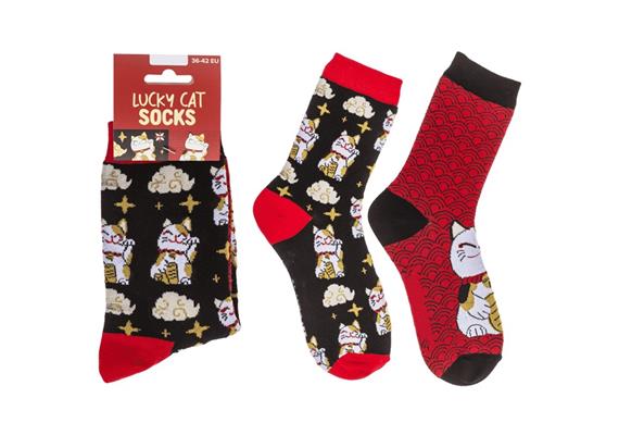 Glückskatze Socken (36/42) | Bild 2