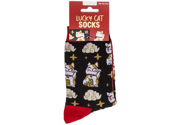 Glückskatze Socken (36/42) | Bild 1