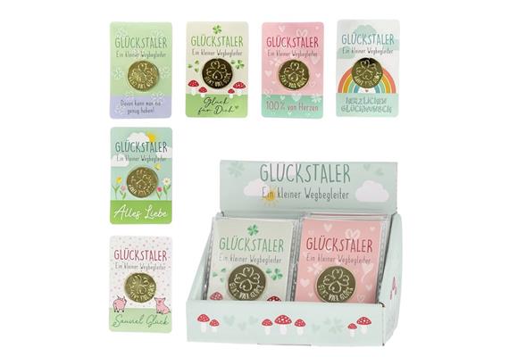 Glückstaler bunt (Display)