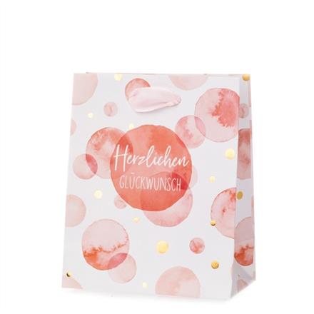 Glückwunsch Kreise Geschenktaschen (S)