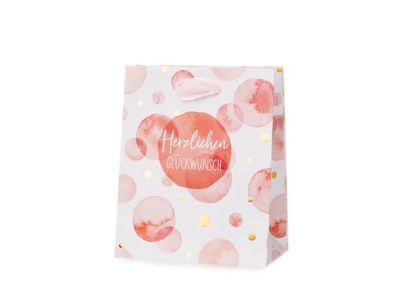 Glückwunsch Kreise Geschenktaschen (S)