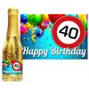 Goldsekt Birthday Tafel 40 - 0,75 Liter