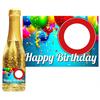 Goldsekt Birthday Tafel leer - 0,2 Liter