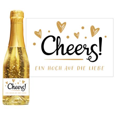 Goldsekt Cheers Hoch