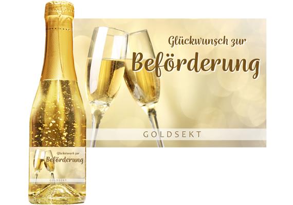 Goldsekt gold Beförderung - 0,2 Liter