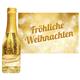 Goldsekt gold Fröhliche Weihnachten - 0,75 Liter