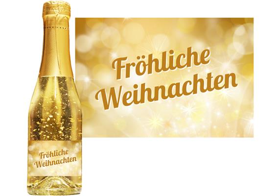 Goldsekt gold Fröhliche Weihnachten - 0,75 Liter