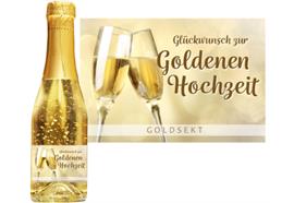 Goldsekt gold Goldene Hochzeit - 0,75 Liter