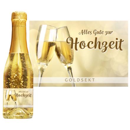 Goldsekt gold Hochzeit