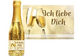Goldsekt gold Ich liebe dich - 0,75 Liter