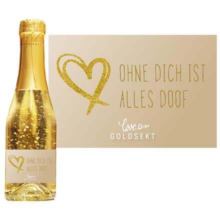 Goldsekt Love Doof