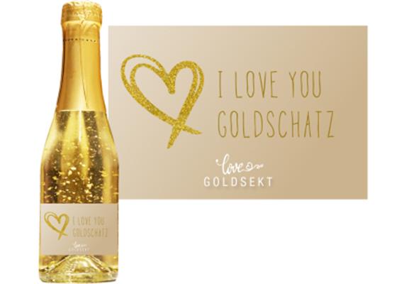Goldsekt Love Goldschatz - 0,2 Liter