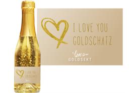 Goldsekt Love Goldschatz - 0,75 Liter
