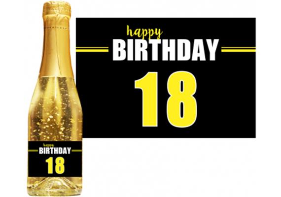 Goldsekt Neon Birthday 18 - 0,75 Liter