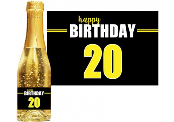 Goldsekt Neon Birthday 20 - 0,75 Liter