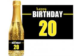 Goldsekt Neon Birthday 20 - 0,75 Liter