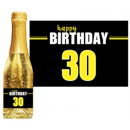 Goldsekt Neon Birthday 30