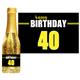 Goldsekt Neon Birthday 40 - 0,75 Liter