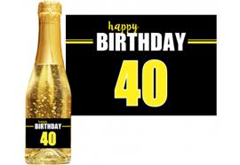 Goldsekt Neon Birthday 40 - 0,75 Liter
