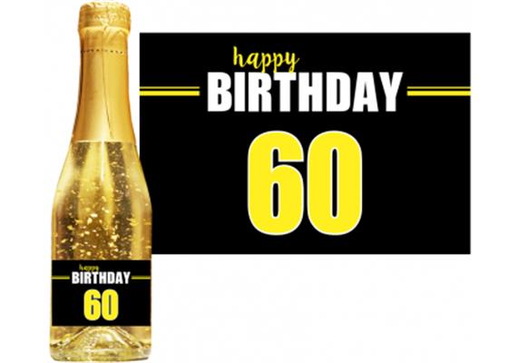 Goldsekt Neon Birthday 60 - 0,75 Liter