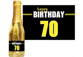 Goldsekt Neon Birthday 70 - 0,2 Liter