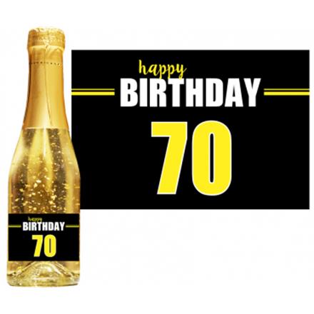 Goldsekt Neon Birthday 70