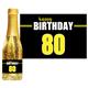 Goldsekt Neon Birthday 80 - 0,2 Liter