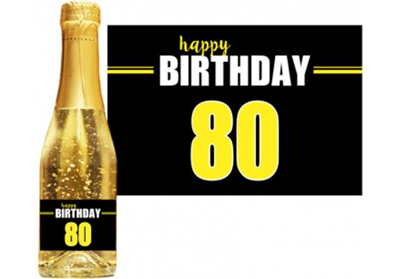 Goldsekt Neon Birthday 80 - 0,75 Liter