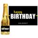 Goldsekt Neon Happy Birthday - 0,2 Liter