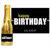 Goldsekt Neon Happy Birthday - 0,75 Liter