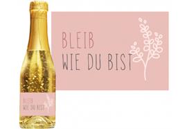 Goldsekt rosa Bleib wie du bist - 0,2 Liter