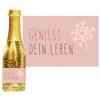 Goldsekt rosa Geniess dein Leben - 0,2 Liter