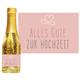 Goldsekt rosa Hochzeit - 0,2 Liter