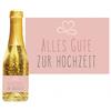 Goldsekt rosa Hochzeit - 0,2 Liter