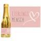 Goldsekt rosa Lieblingsmensch - 0,75 Liter