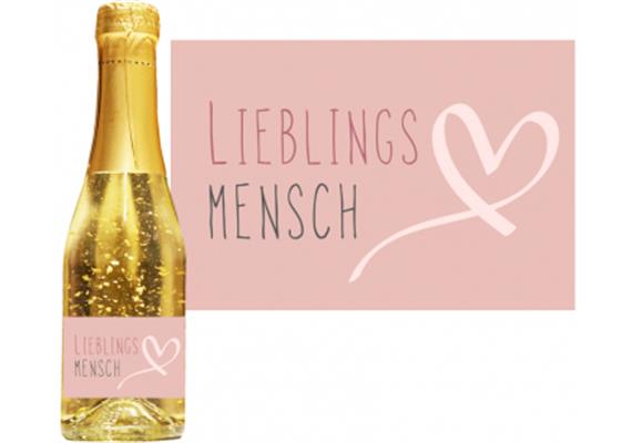 Goldsekt rosa Lieblingsmensch - 0,75 Liter