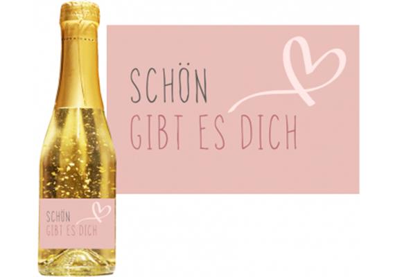 Goldsekt rosa Schön gibt es dich - 0,2 Liter