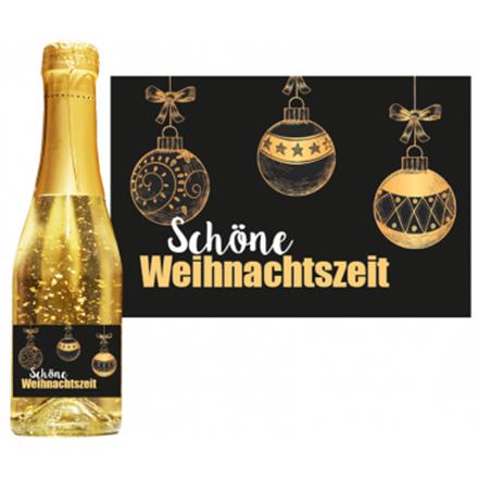 Goldsekt Schöne Weihnachtszeit