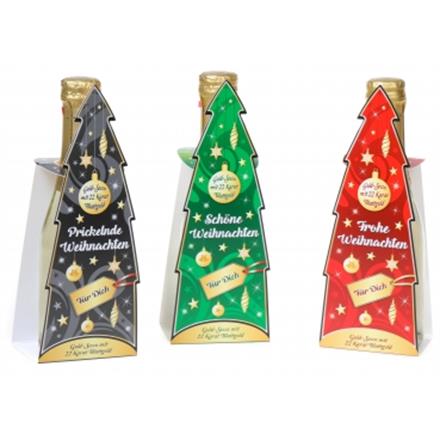 Goldsekt Weihnachten
